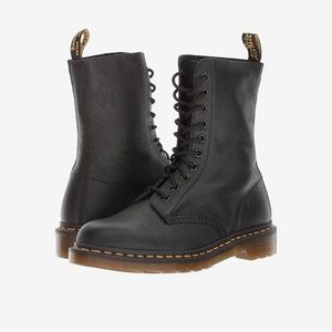 DR. Martens 1490 pebbled leather 10-eye boot